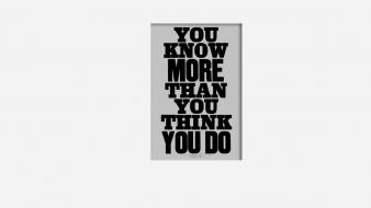 Minimalistic typography motivation white background wallpaper
