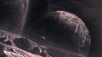 Outer space planets wallpaper