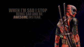 Text katana deadpool wade wilson wallpaper