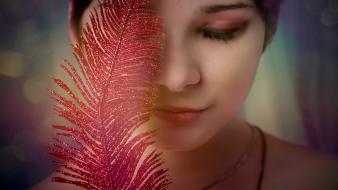 Women faces wallpaper