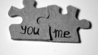 Love puzzle wallpaper