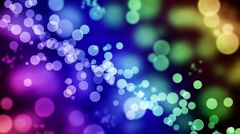 Abstract multicolor rainbows bokeh effect wallpaper
