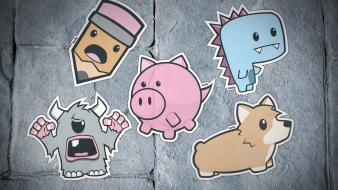 Artwork sticker blo0p wallpaper