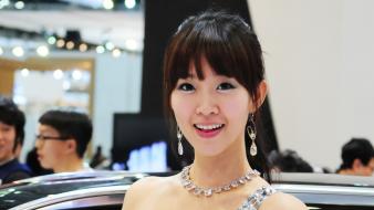 Asians korean black hair ahn ri na wallpaper