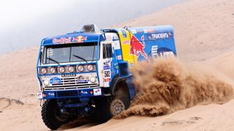 Cars desert trucks kamaz t4 tracks master russians wallpaper