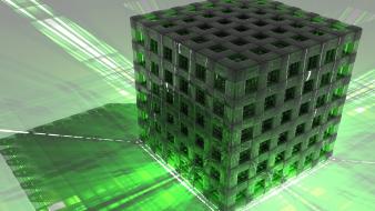 Green abstract wallpaper