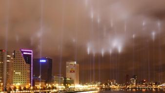 Night world europe netherlands rotterdam wallpaper