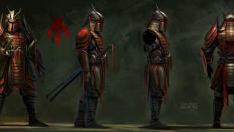 Samurai boba fett wallpaper