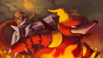 Sunglasses digital art artwork blaine bald magmar wallpaper