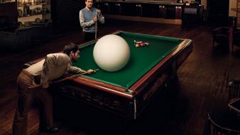 Bar funny pool cue table wallpaper