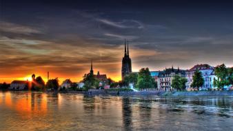 Cityscapes night hdr photography wallpaper
