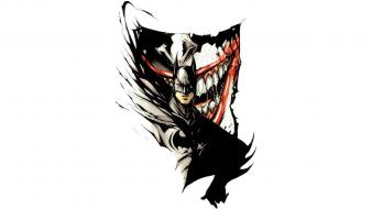 Fan art white background bruce wayne villians wallpaper