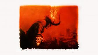 Movies hellboy ron perlman comic demon wallpaper
