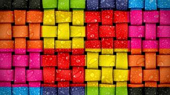 Multicolor twist wallpaper