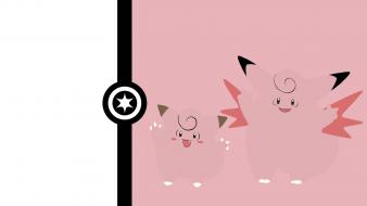 Pokemon video games clefairy clefable game characters wallpaper