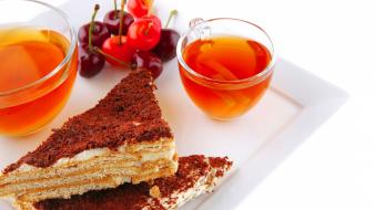 Tea cups healthy drinking wallpaper