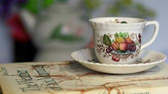 Tea cups healthy drinking wallpaper