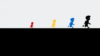 White video games multicolor limbo colors game wallpaper