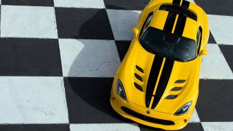 Yellow cars race static srt viper wallpaper