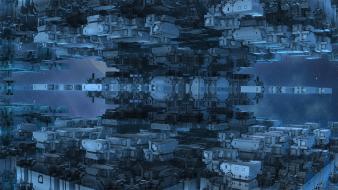 Abstract backgrounds digital art port science fiction wallpaper
