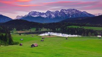 Alps bavaria germany hdr photography forests wallpaper