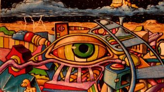Artwork colors eye eyes paintings wallpaper