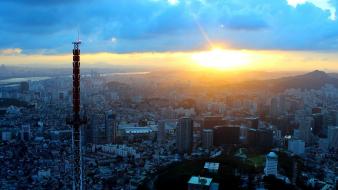 Asia korea seoul buildings cities wallpaper