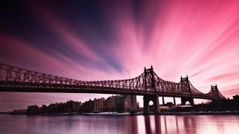 Bridges cityscapes landscapes nature rivers wallpaper