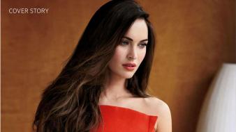 Claire marie megan fox blue eyes brunettes wallpaper