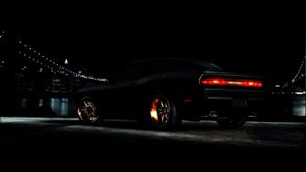 Dodge challenger srt8 black wallpaper