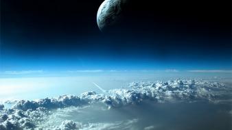 Earth view from space wallpaper