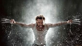 Hugh jackman the wolverine claws men movies wallpaper