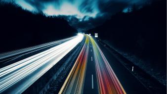 Rainbow highway wallpaper
