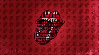 Rock band rolling stones the music tongue wallpaper