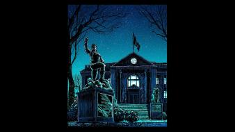 Springfield tv series the simpsons fan art wallpaper