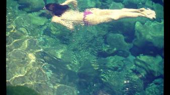 Water celebrity swimming andreia rodrigues wallpaper