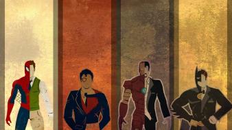 Wayne clark kent iron man peter parker wallpaper