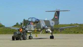 58 pucará uruguayan aircraft airforce air force wallpaper
