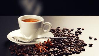 Brown coffee drinking wallpaper