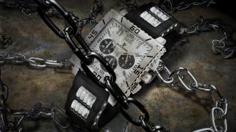 Chains clocks man-made time timepieces