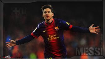 Fc barcelona lionel messi blaugrana football players wallpaper