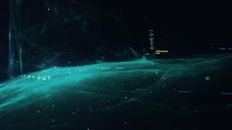 Iron man abstract interface design macro wallpaper