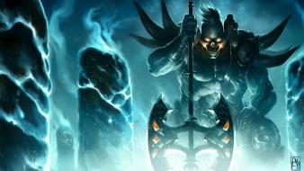 League of legends sion axes wallpaper