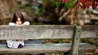 Lonely little girl wallpaper