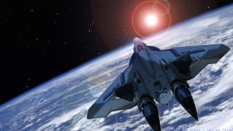Macross digital art futuristic outer space patrol wallpaper