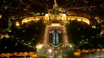 Paris night city wallpaper