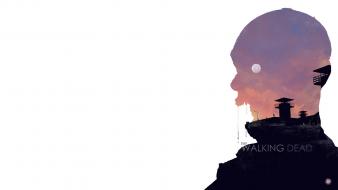 Tv series the walking dead fan art zombies wallpaper