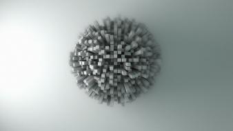 3d white background wallpaper