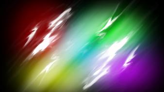 Aurora borealis green outer space purple red wallpaper