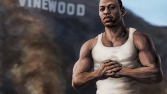 Auto vinewood characters fan art video games wallpaper